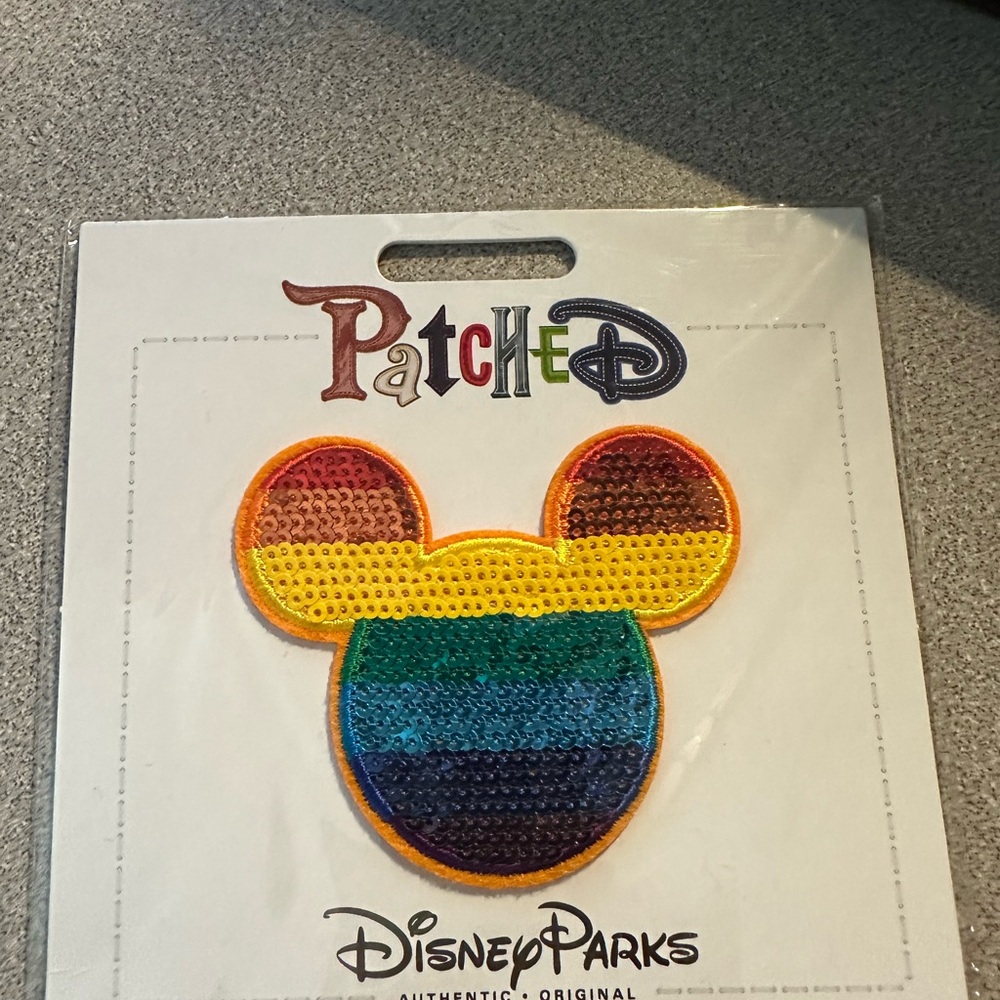 Disney Rainbow Mickey Patch